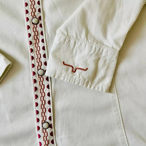 Kimes Ranch • Embroidered Western Pearl Snap Shirt - Picture 4 of 8